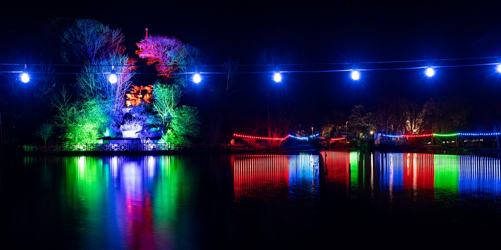 Peasholm Island Illumination