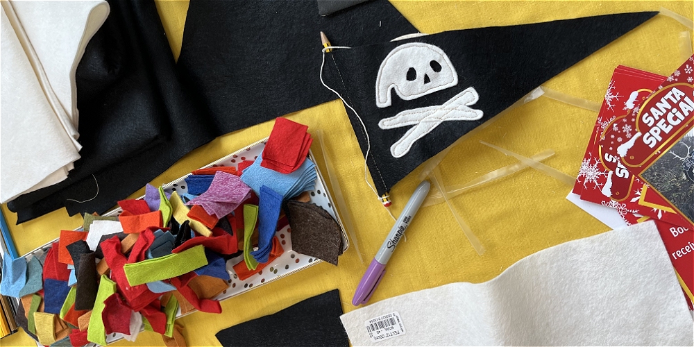 Felt Pennant Flag Making with Hannah Grahamslaw